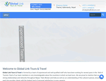 Tablet Screenshot of globallinktours.com